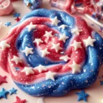 4th of July Fluffy Slime