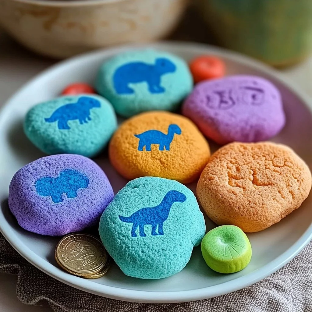 Baking soda treasure rocks created using an easy DIY method