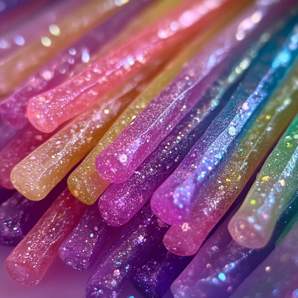 Kool Aid Popping Candy Licorice Treats in colorful packaging
