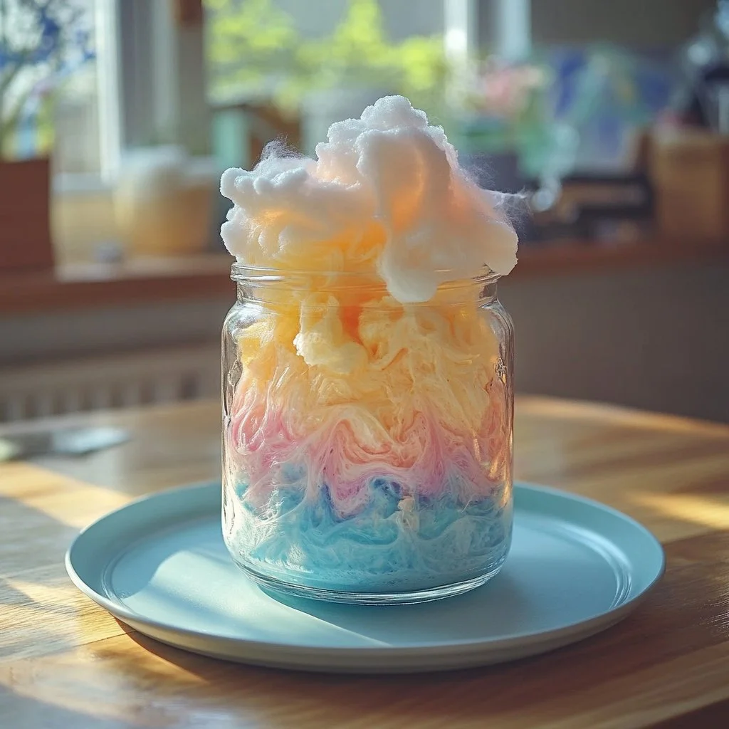 Experiment showcasing the properties of shaving cream in water for educational purposes