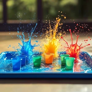 Baking Soda and Vinegar Fireworks