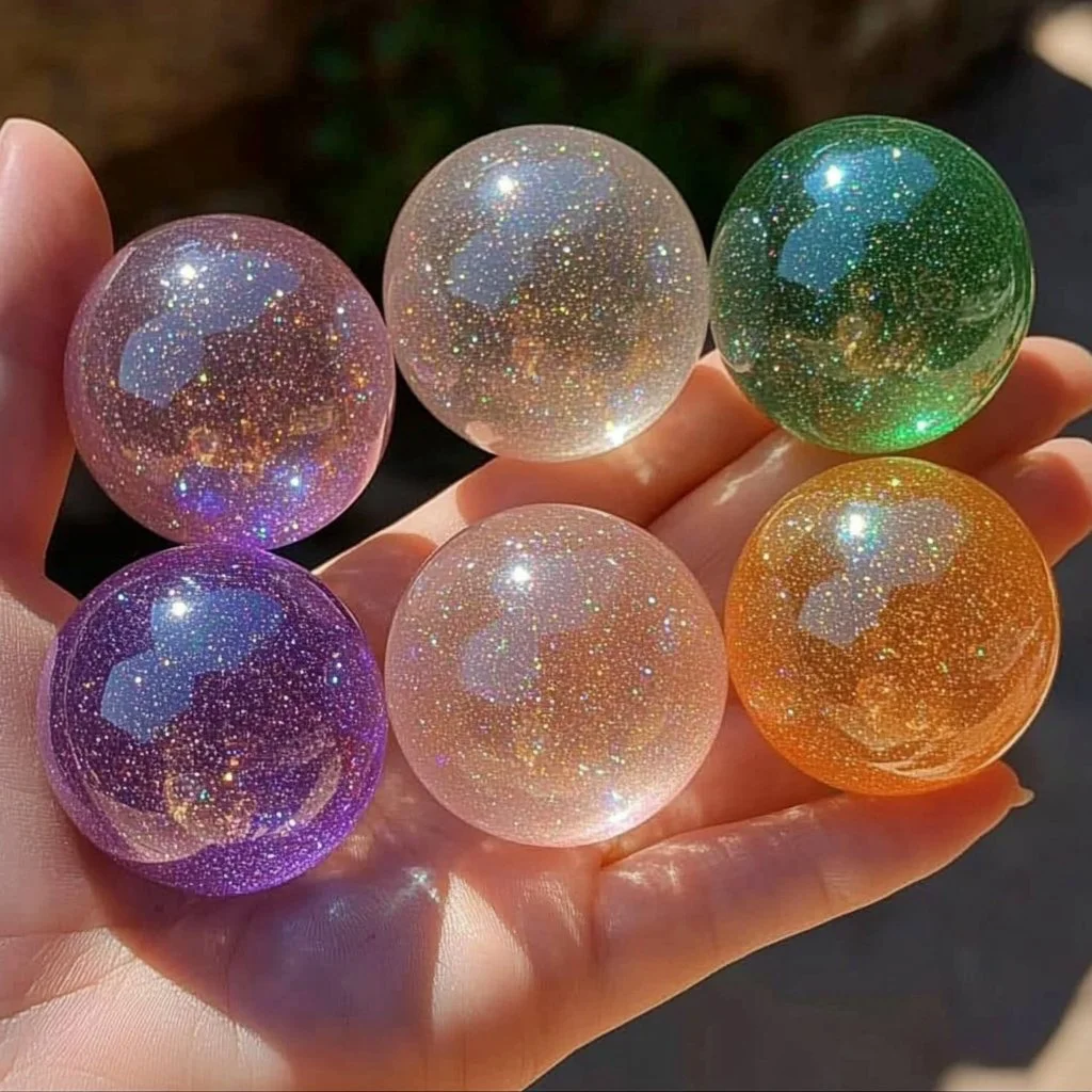 Colorful bouncy balls for fun and playtime activities