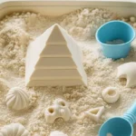 DIY moon sand recipe and creative play ideas for kids