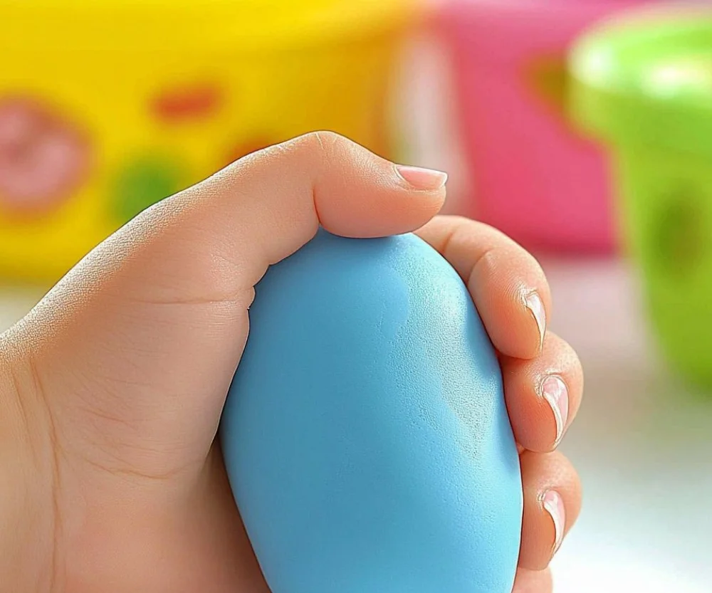 DIY playdough stress ball tutorial for stress relief