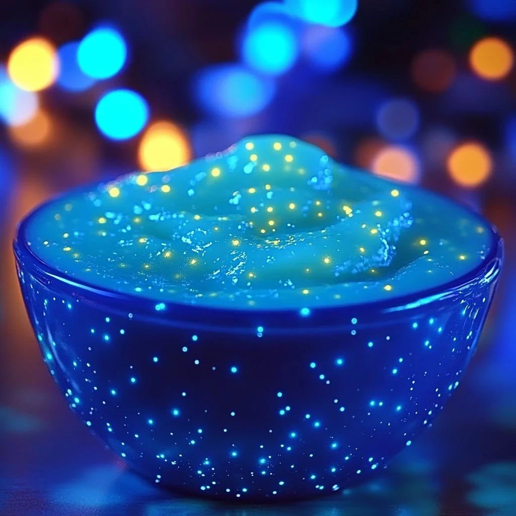 Firefly Light Slime glowing in dark, perfect for creative play.