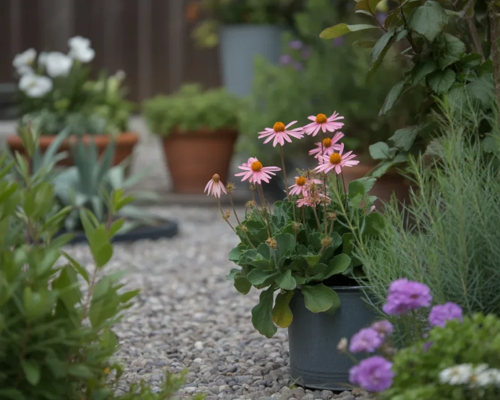 A beautifully landscaped small yard featuring budget-friendly DIY ideas for outdoor transformation.
