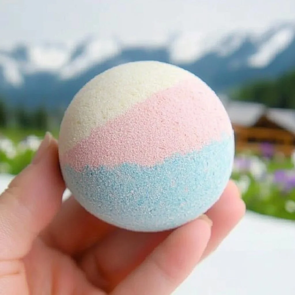 Homemade bath bombs in vibrant colors and shapes ready for a soothing bath