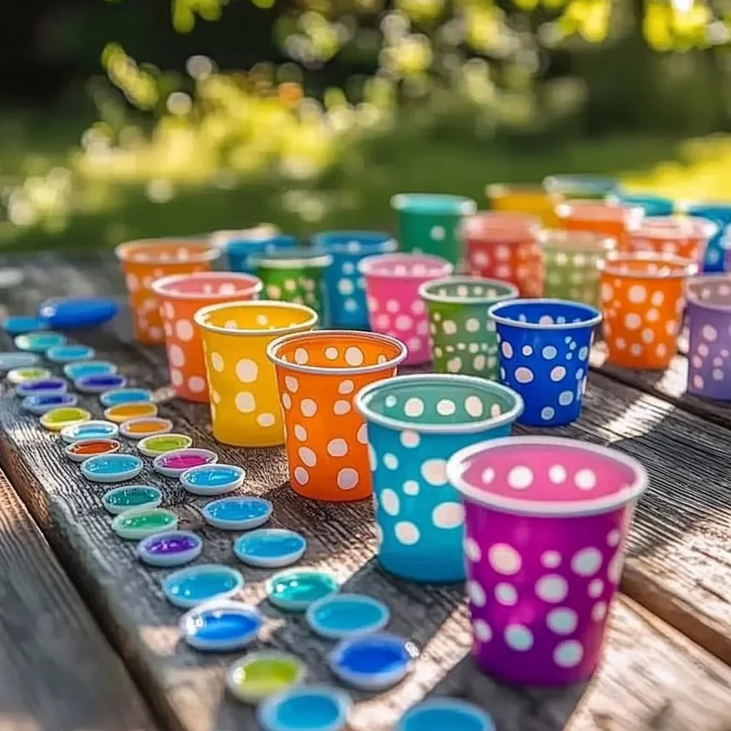 Colorful Bubble Paint Art showcasing vibrant patterns and creative techniques