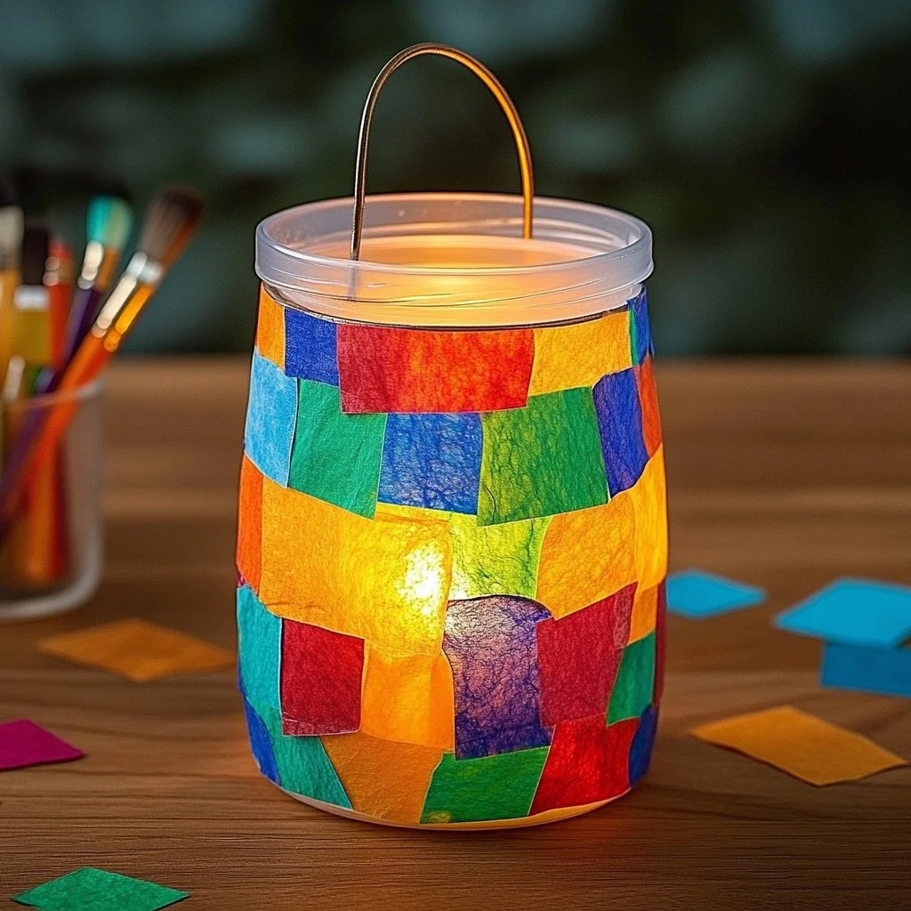Colorful DIY lantern craft ideas for home decoration and festivities.