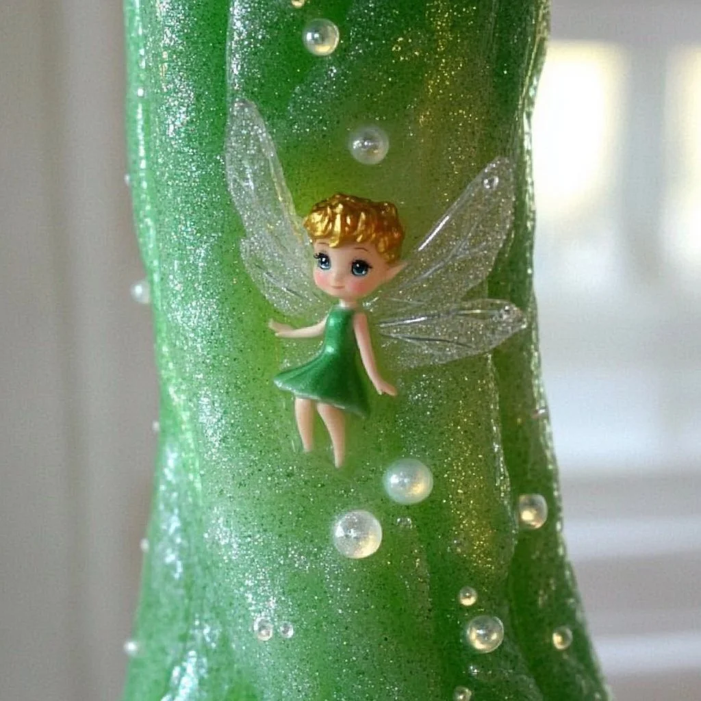 Homemade Green Slime recipe for kids' crafts and sensory activities.