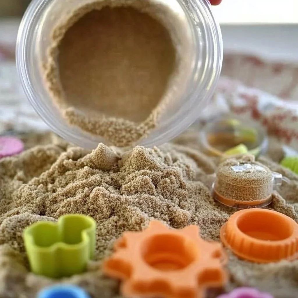 Kinetic Sand in various colors for creative play and tactile fun