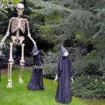 Colorful best yard decoration with whimsical sculptures and garden ornaments
