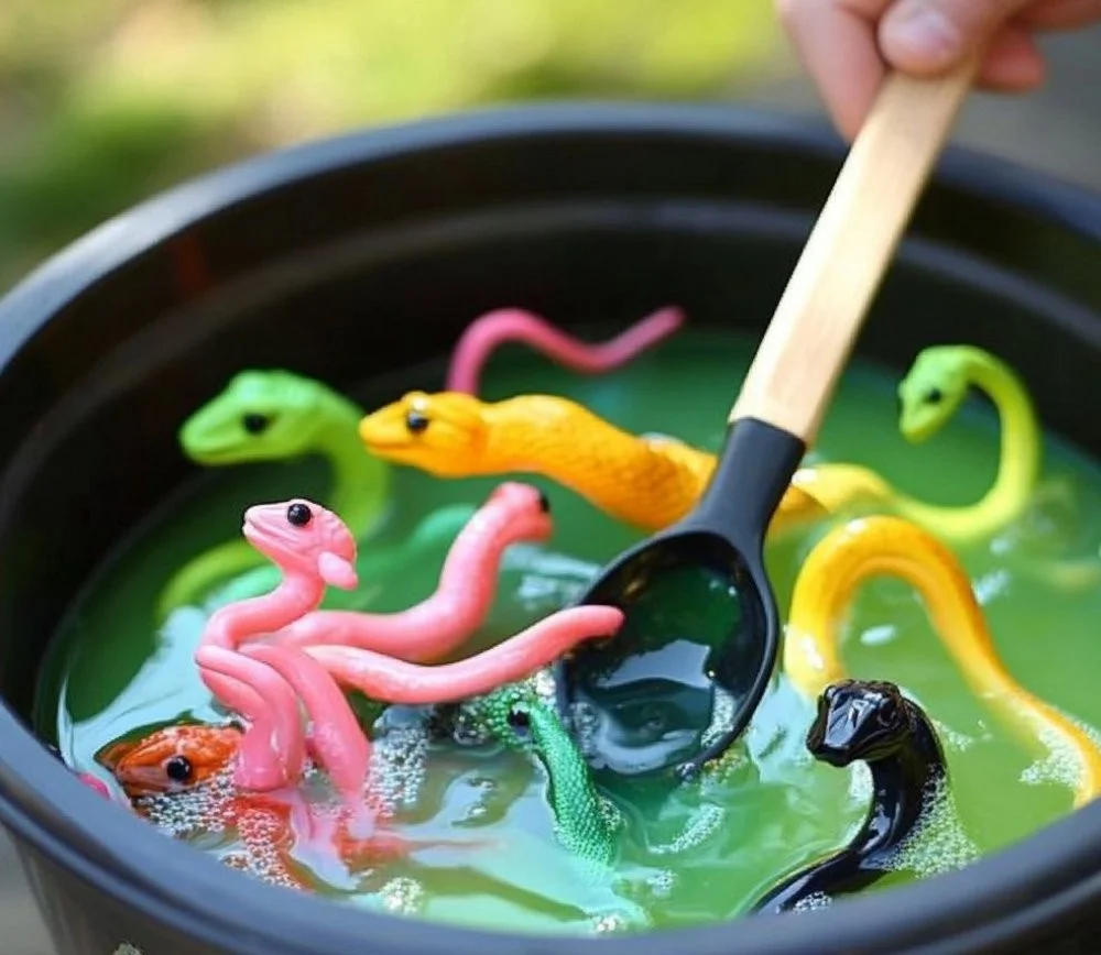 Bubbling Brew Experiment showcasing colorful chemical reactions in a lab
