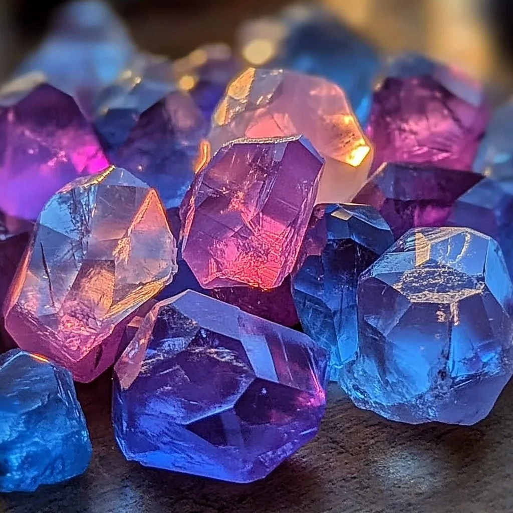 DIY color changing crystal treasure stones for creative crafts