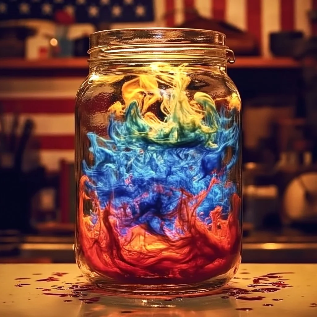 GLOW-IN-THE-DARK fireworks in a jar for stunning light displays