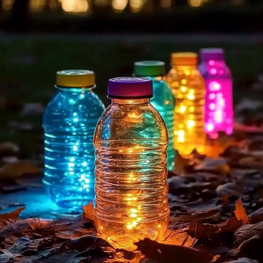 Colorful glow stick bottles for parties and events