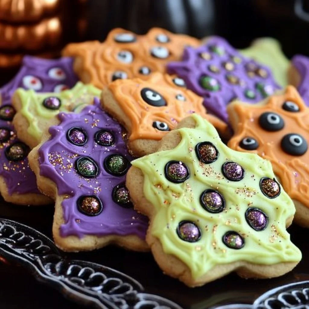 Delicious Hocus Pocus Cookies decorated for Halloween