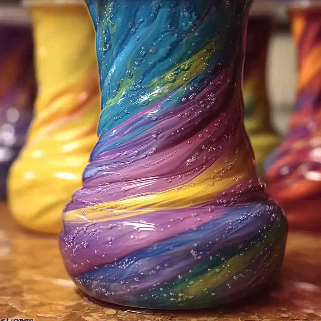 Color Storm Cups in vibrant colors spinning and creating a stunning visual effect