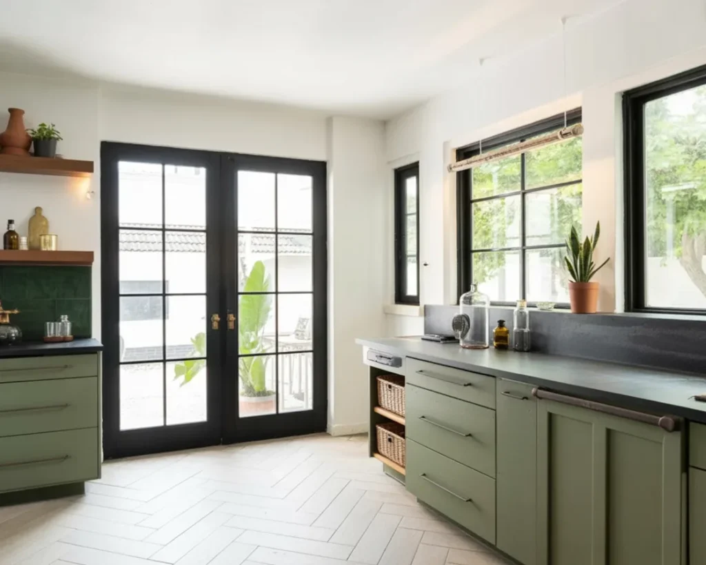 French style kitchen decor with rustic elements and elegant details