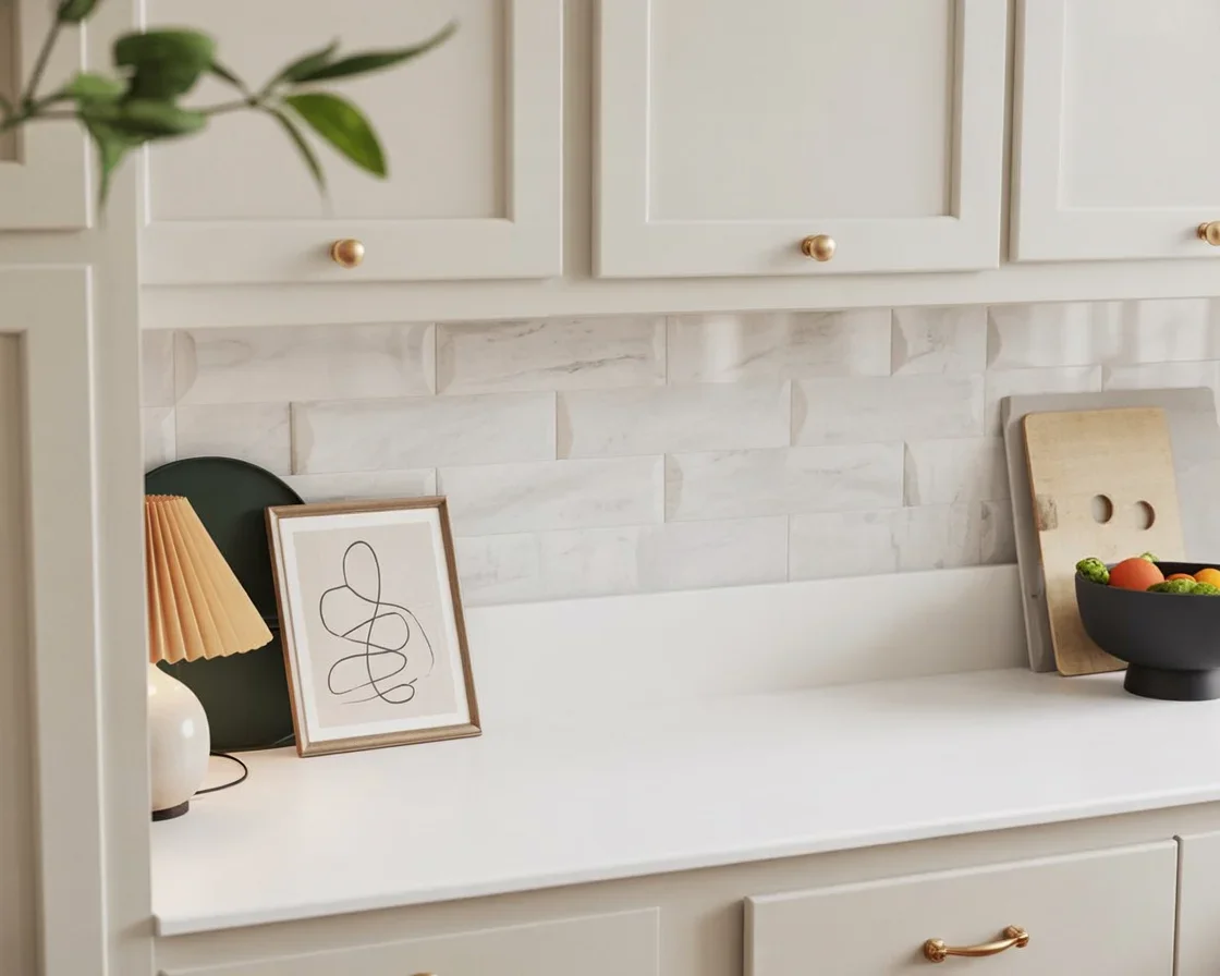 Stylish kitchen countertop decorating ideas showcasing beautiful decor elements.