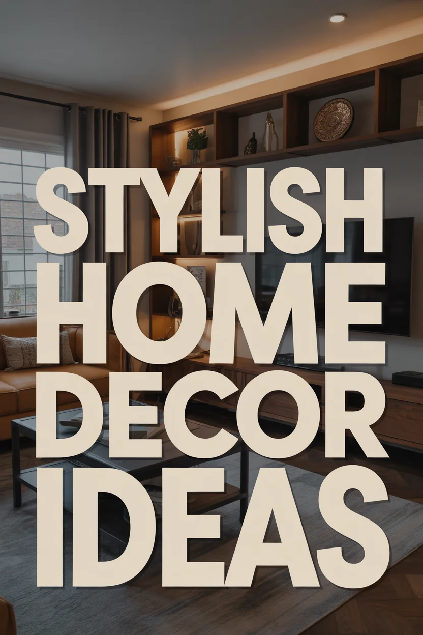 Stylish Home Decor Modern TV Wall Units