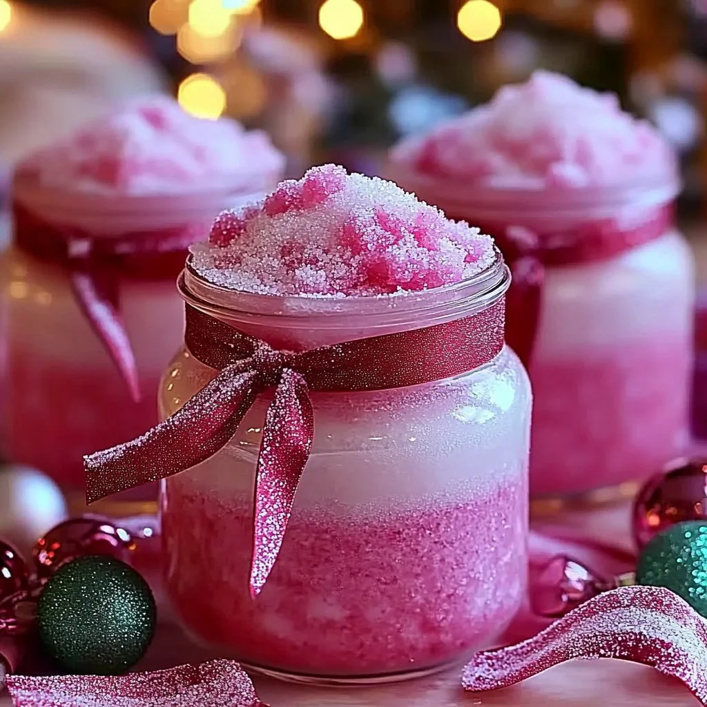 Homemade 3-ingredient peppermint sugar scrub for smooth skin