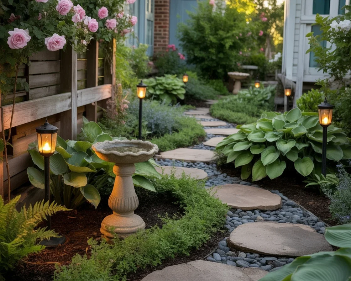 Affordable landscaping ideas for family home side yard transformation.