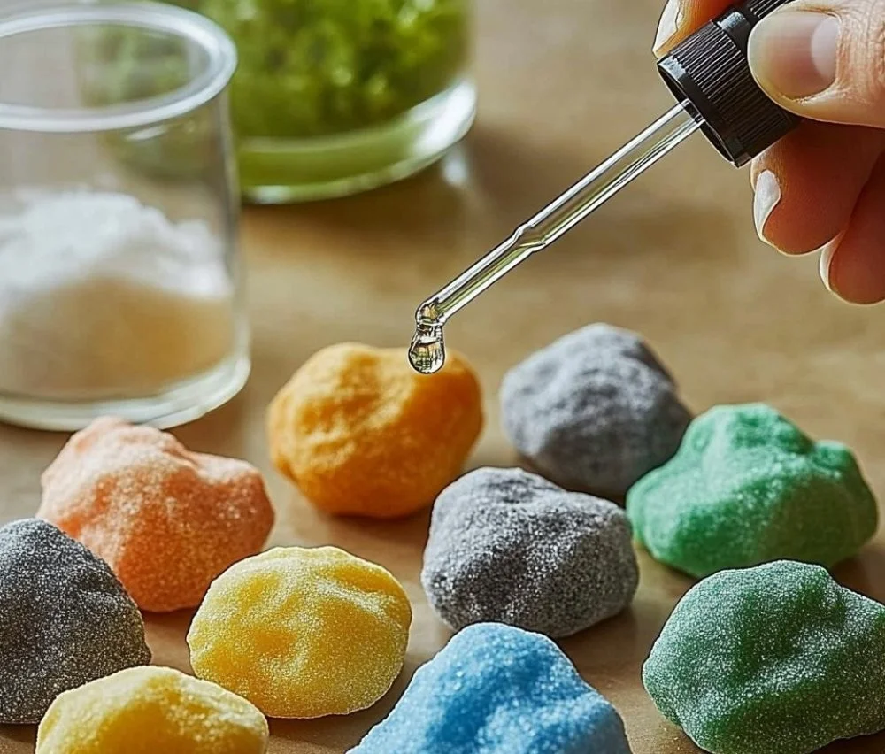 DIY Baking Soda Treasure Rocks for kids and creative fun