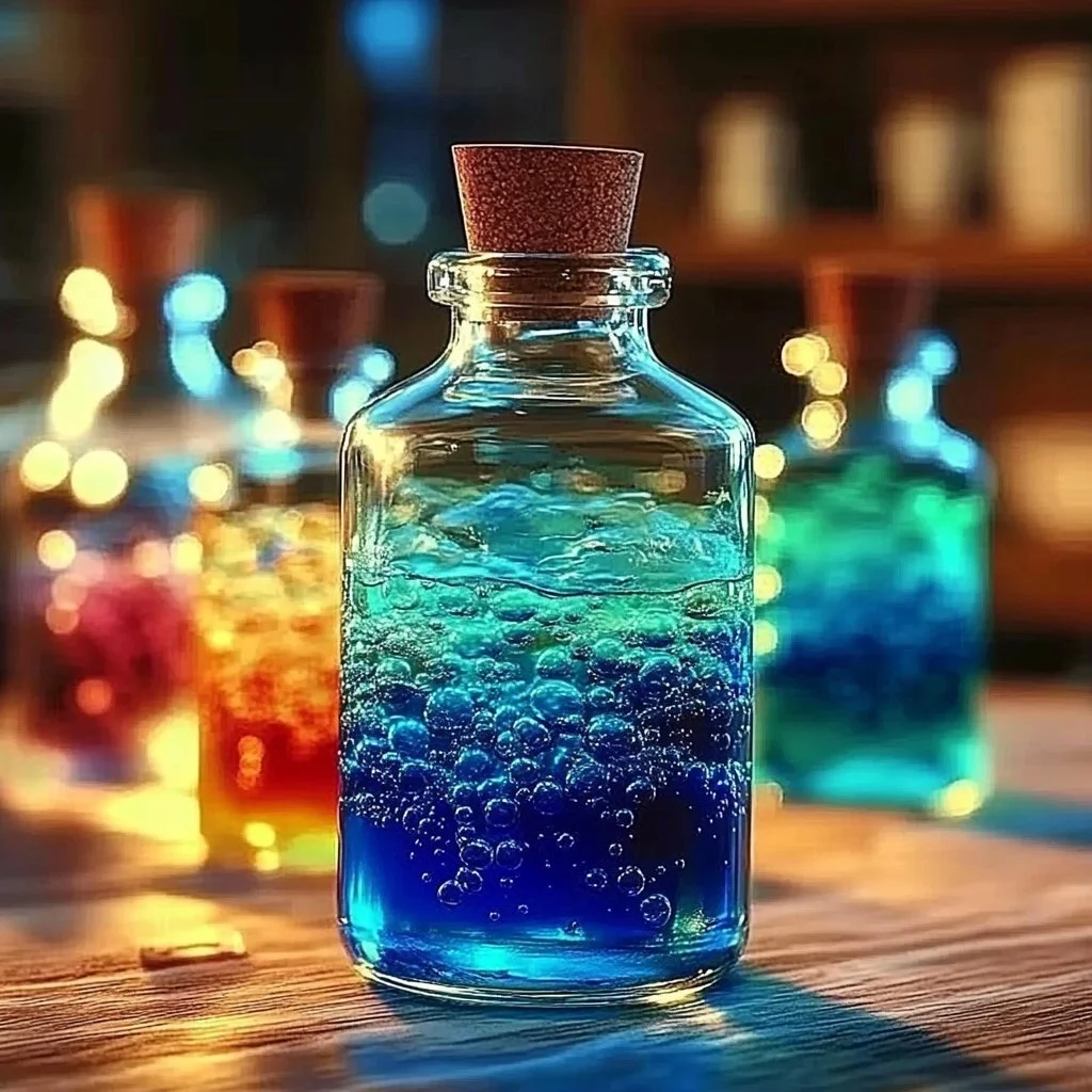 Bubbling Storm Surge Bottle demonstrating storm surge effects and features