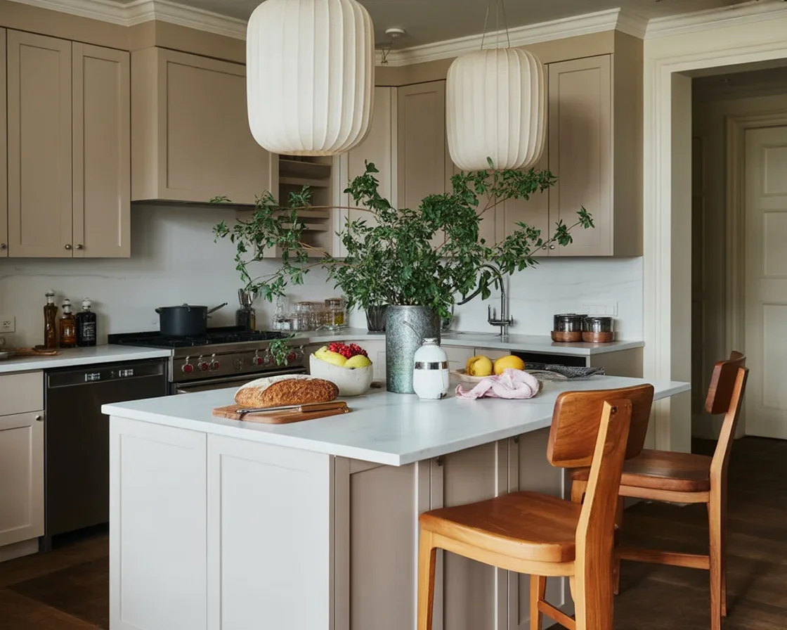 Small kitchen decoration ideas showcasing stylish design and efficient use of space.