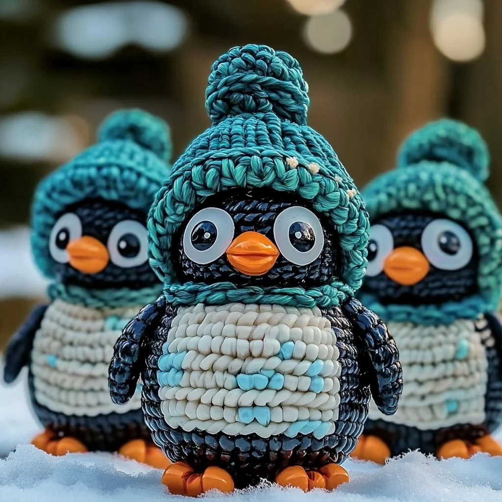 Children making a cute DIY penguin craft using paper and glue.