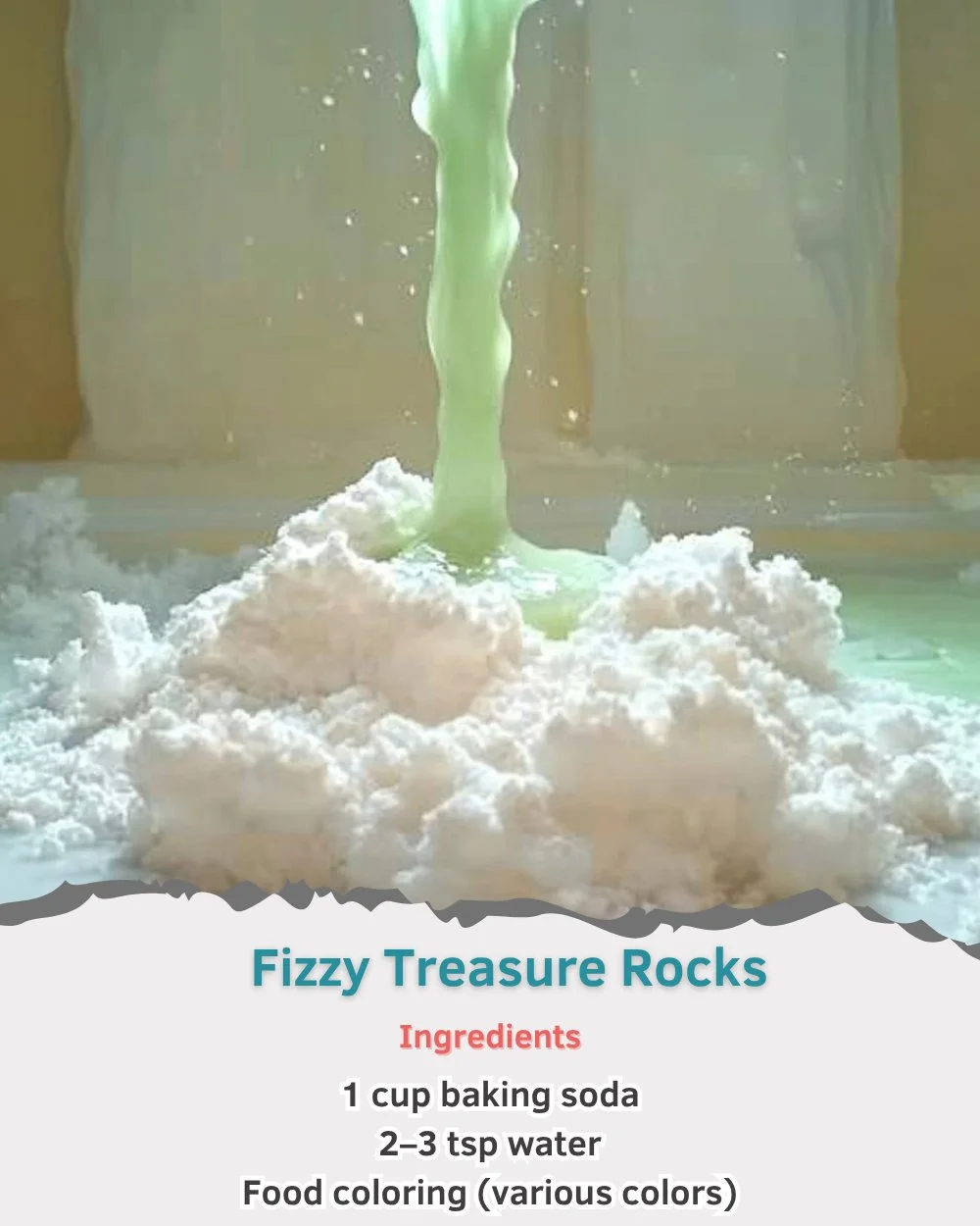 Colorful Fizzy Treasure Rocks for a fun and exciting treasure hunt experience.