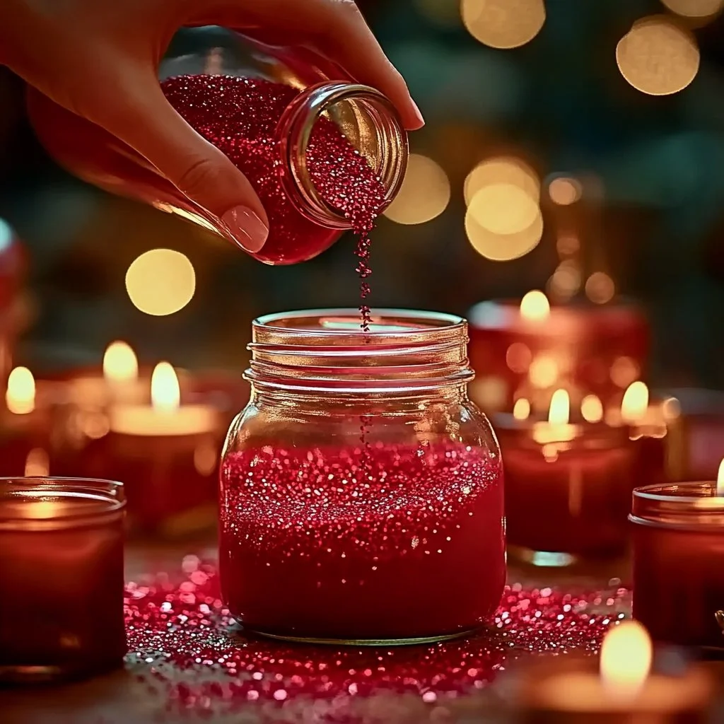 Colorful holiday scented slime in festive packaging