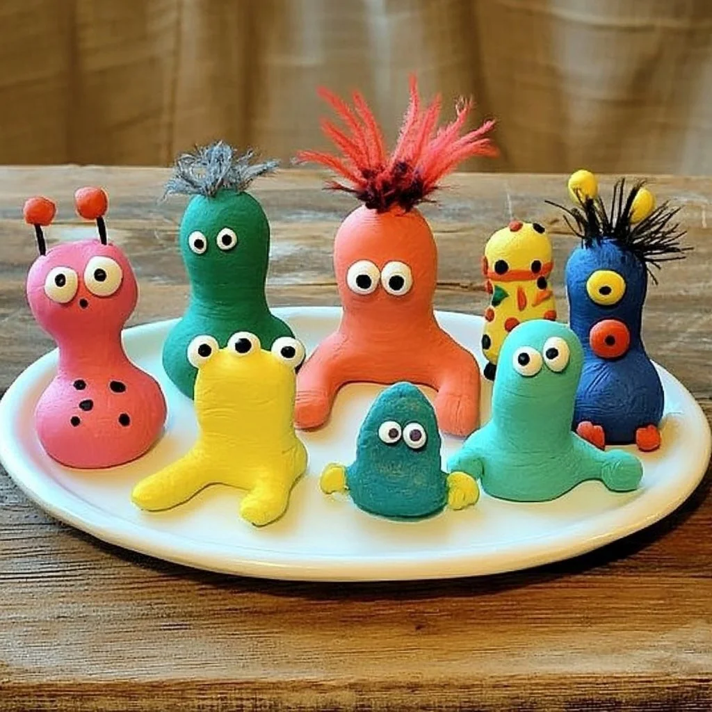 Homemade craft clay for creative projects and art