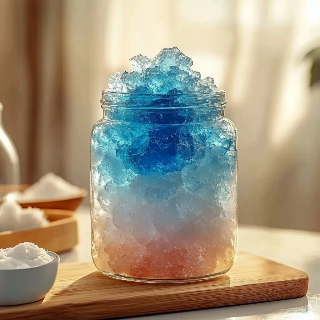 Instant hot ice experiment with baking soda and vinegar demonstration