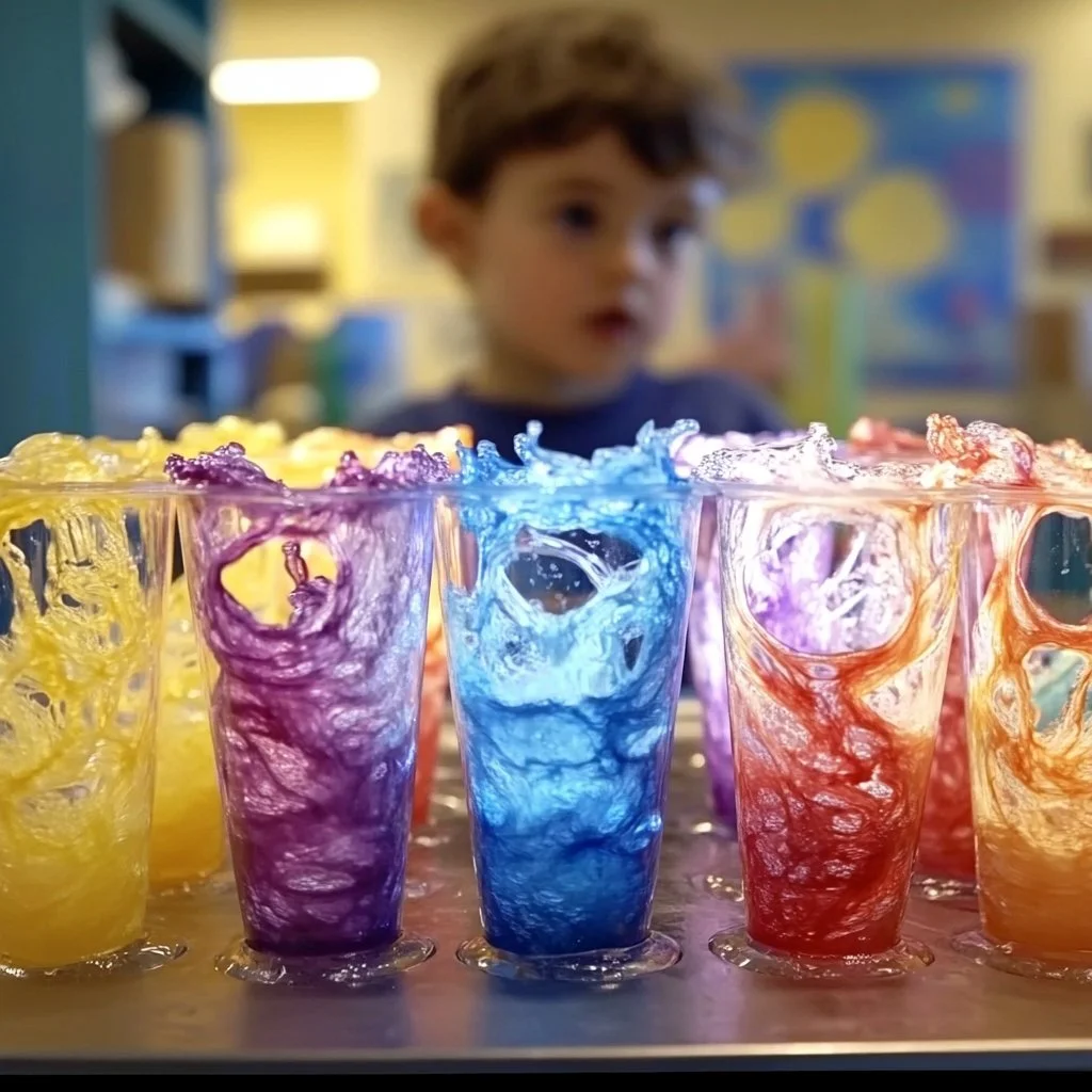 A vibrant display of KOOL-AID Fireworks erupting in colorful explosions.