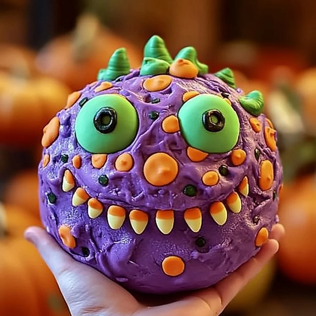 Colorful Monster Foam Dough for creative play and fun activities