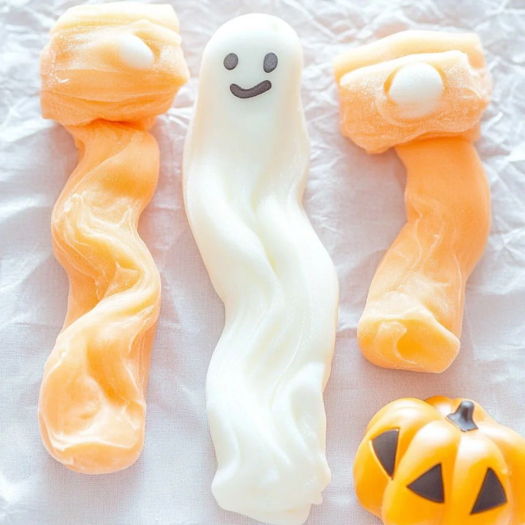 Colorful Peeps Slime in vibrant hues resembling Easter marshmallow treats