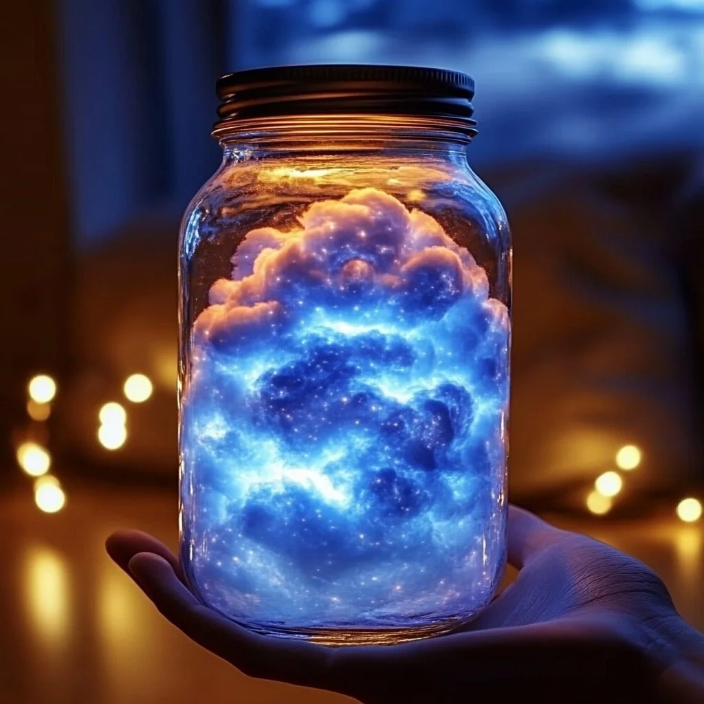 Luxurious shaving cream forming glowing clouds for a perfect shave