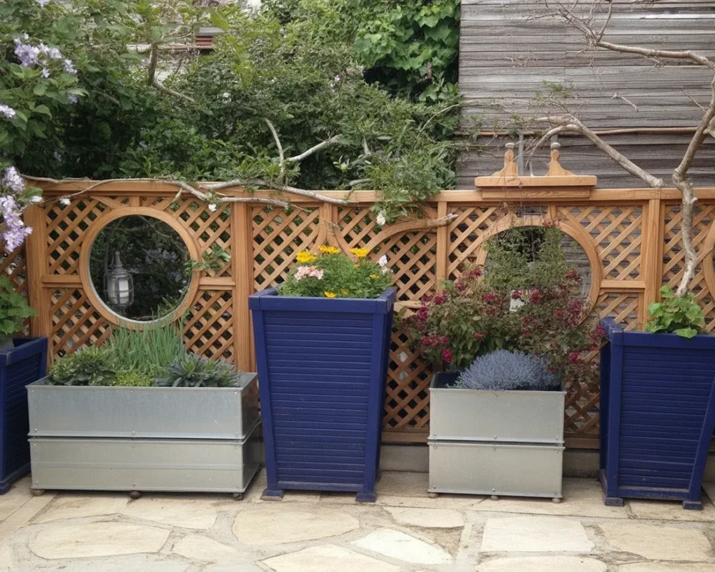 DIY outdoor privacy screen ideas for side yards in family backyards.