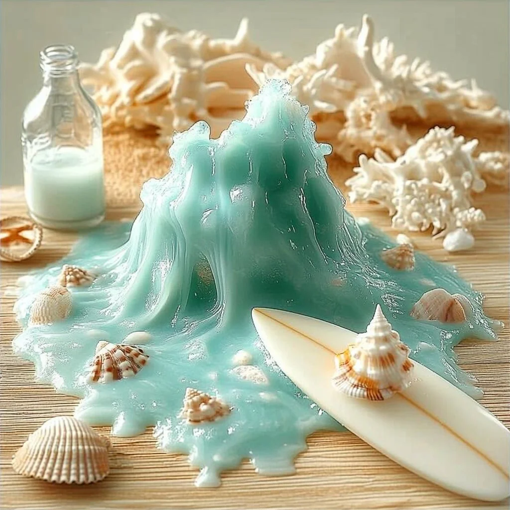 Surf Wax Sea-Salt Slime in vibrant colors for sensory play