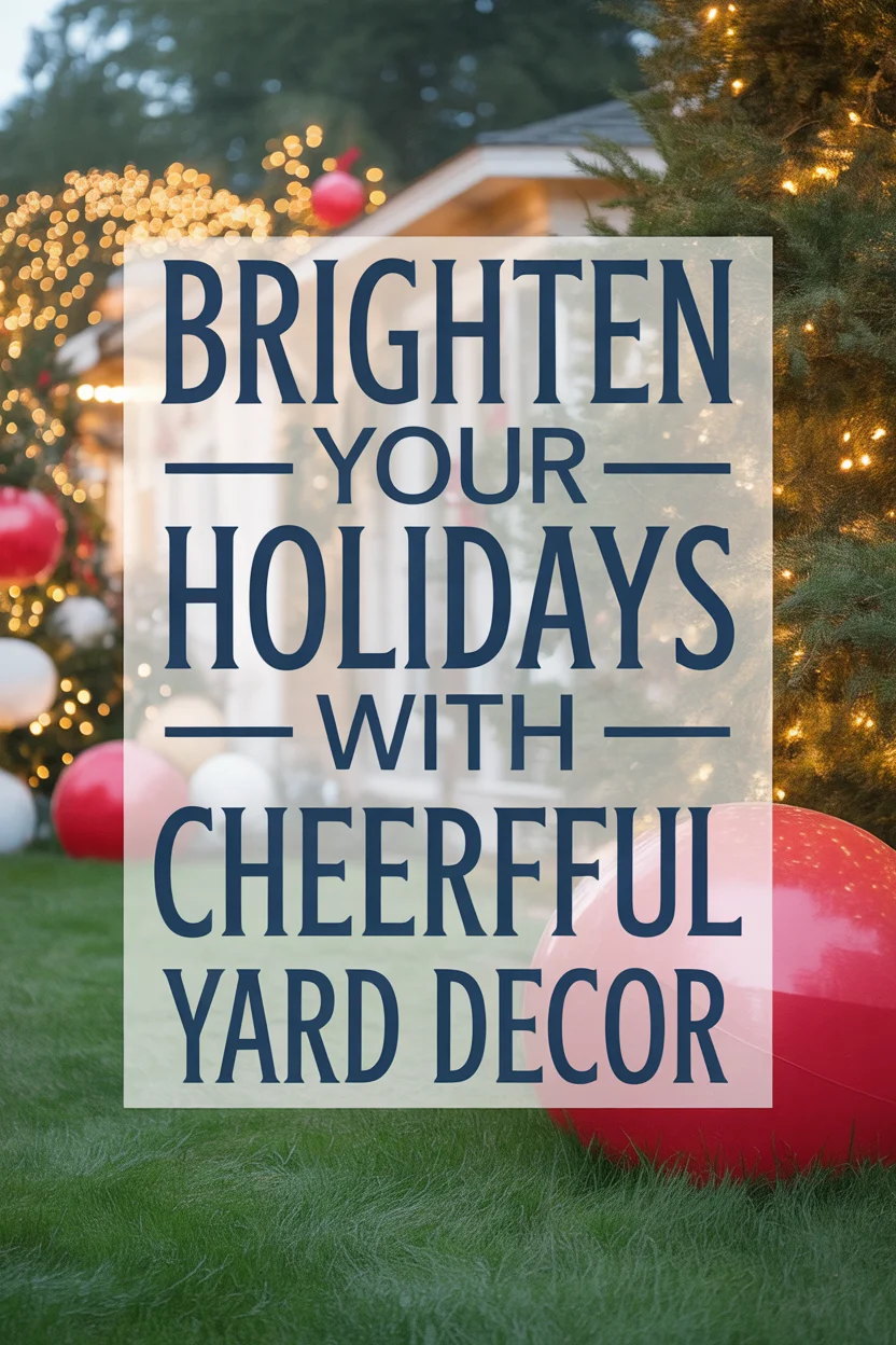 oversized yard decor