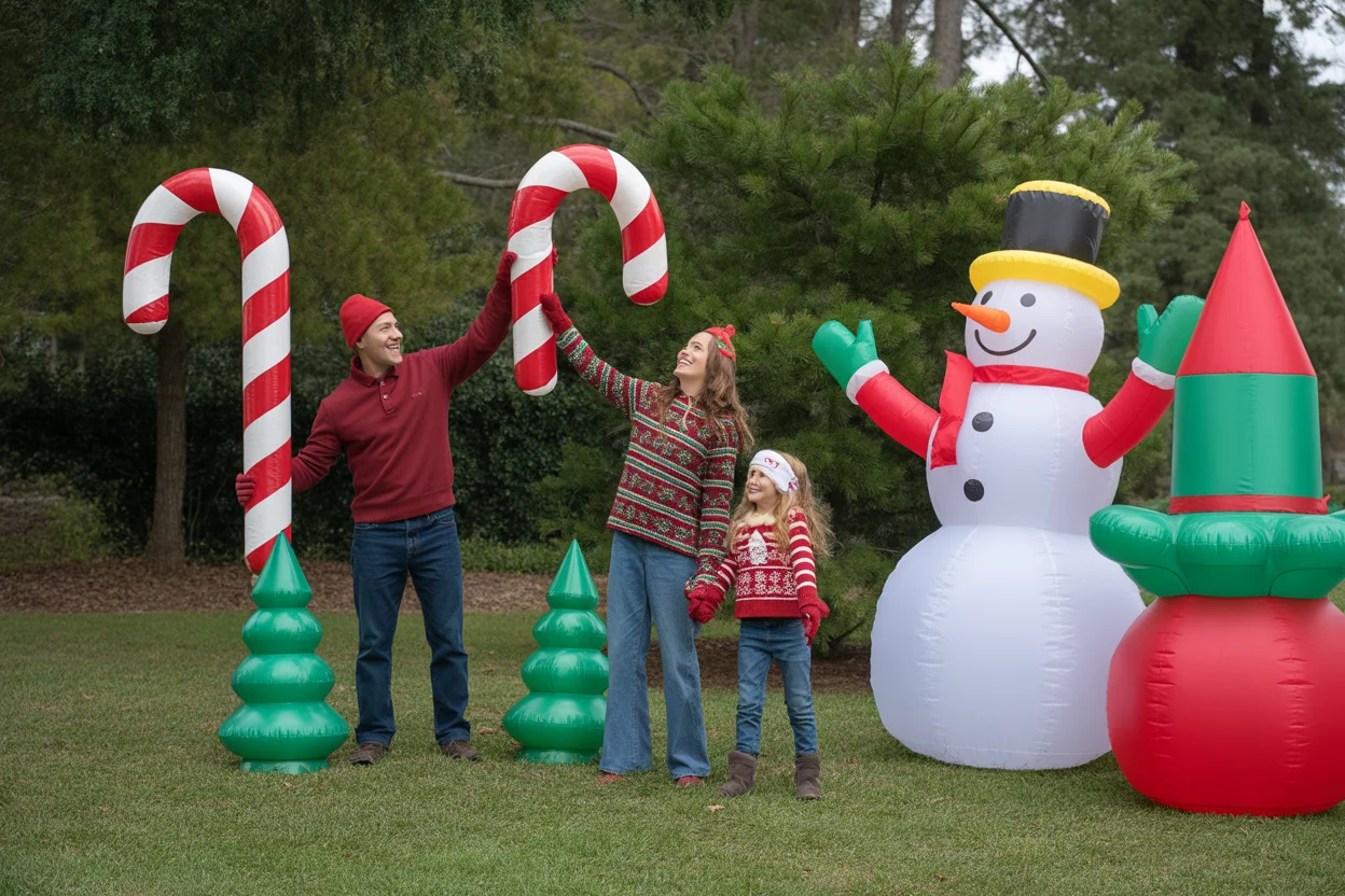 Cheerful Oversized Yard Decor to Brighten Up Your Holidays