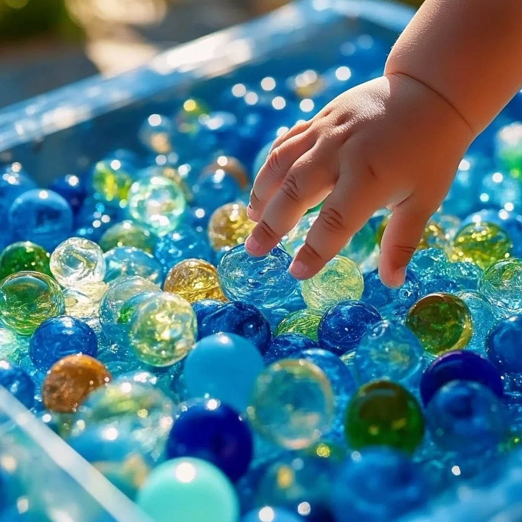 Colorful Aquarium Sensory Gel Balls for sensory play and relaxation