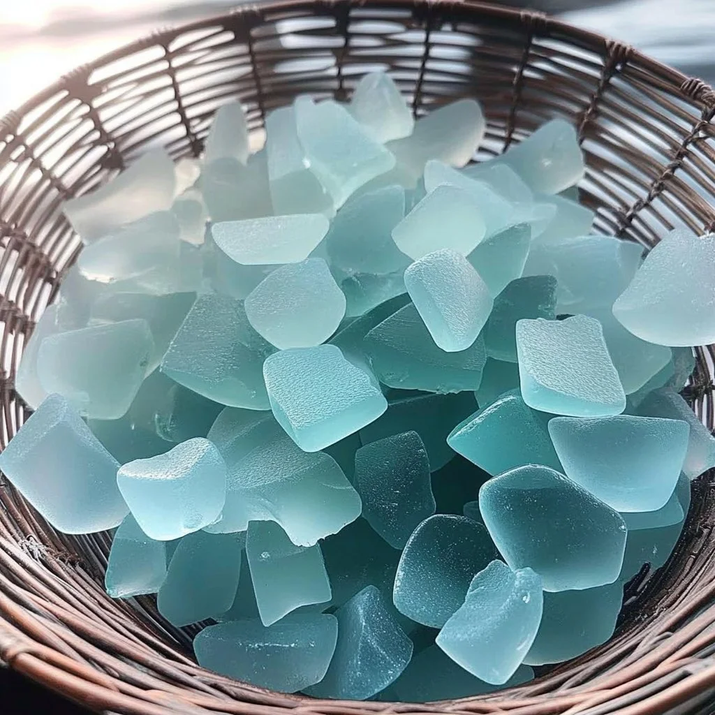 Colorful fake sea glass pieces for decorative crafts and projects.