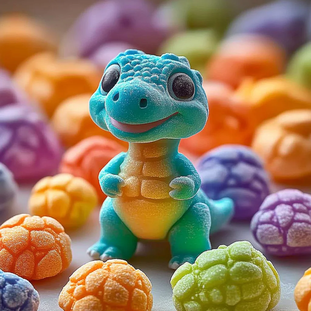 Baking soda treasure rocks DIY project for creative fun