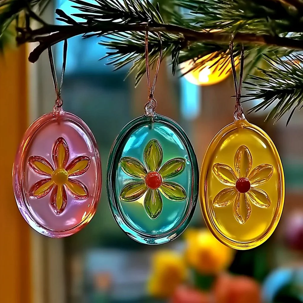 Eco-friendly bioplastic suncatchers from Biy in vibrant colors