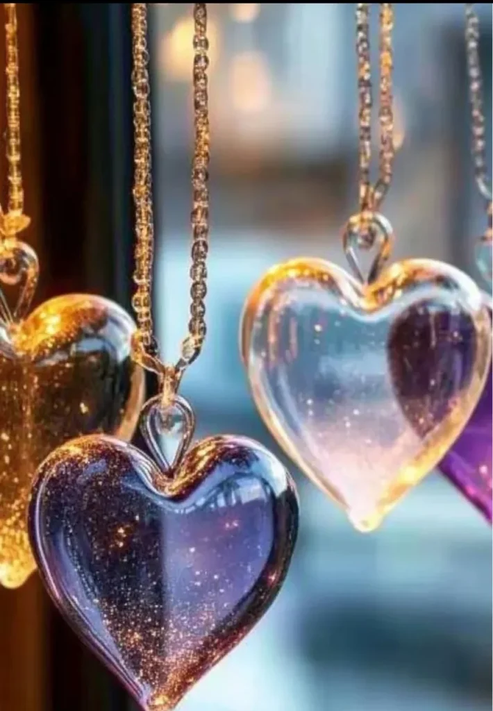 DIY Clear Glue Heart Suncatchers for colorful window decor