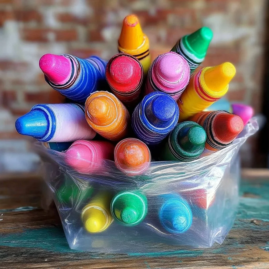 Colorful crayon slime in a bowl with vibrant colors and textures.