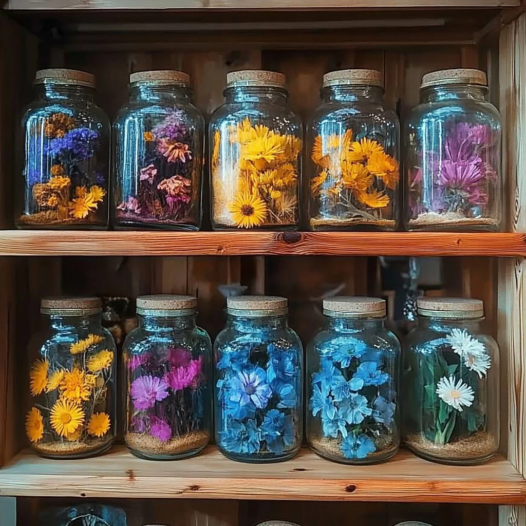Creative jar projects for home decor and organization in every room.